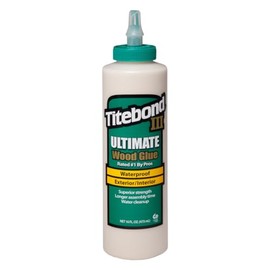 Titebond III Ultimate Wood Glue 473ml - Alta Resistencia - Impermeable - Adherencia - Carpintería - Hecho en USA