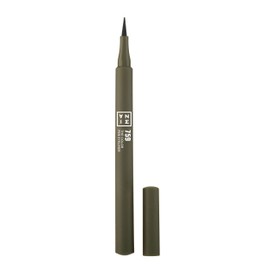 3INA MAKEUP - The Colour Pen Eyeliner 759 - Olive Green Liquid Eyeliner - 10h Long-Lasting Matte Eyeliner Pen with Precision Tip - Highly Pigmented Liquid Liner - Vegan - Cruelty Free