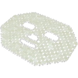 Mascarilla Facial de Jade Natural para Masaje y Terapia, Herramienta Calmante y Refrescante para Cuidado Piel, Diseño Contorneado para Reducción de Ojeras y Uso Relajante Nocturno