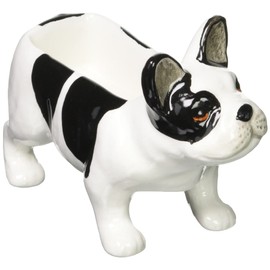 グローバルアロー アニマル ジュエリー ホルダー フレンチ ブルドッグ French アクセサリー トレイ 犬 小物入れ 収納 置物 w11~11.5×d4.5~5×h8~8.5cm