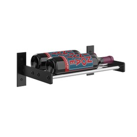 VintageView Evolution Wine Wall 1C 5" (2 Bottles) (Matte Black/Chrome)