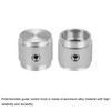 MECCANIXITY 4 Pcs Aluminium Potentiometer Knobs, 1/4" (6mm) Universal Volume