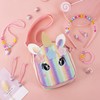 DMOPRDNB Unicorn Handbag Gift, Unicorn Handbag Jewellery Set for Girls