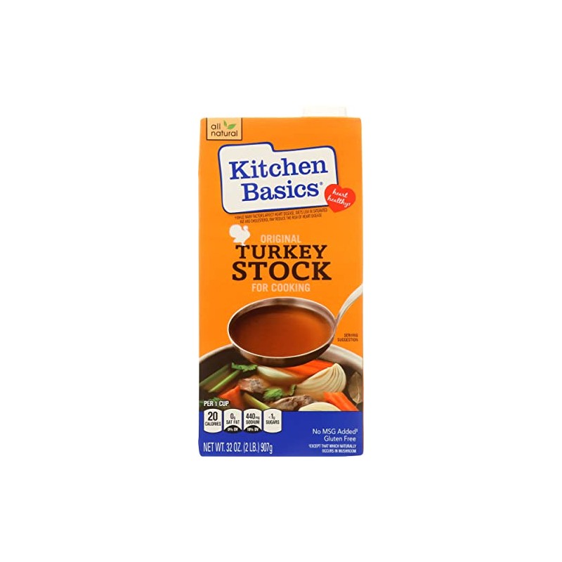 Kitchen Basics All Natural Original Turkey Cooking Stock, 32 Ounce