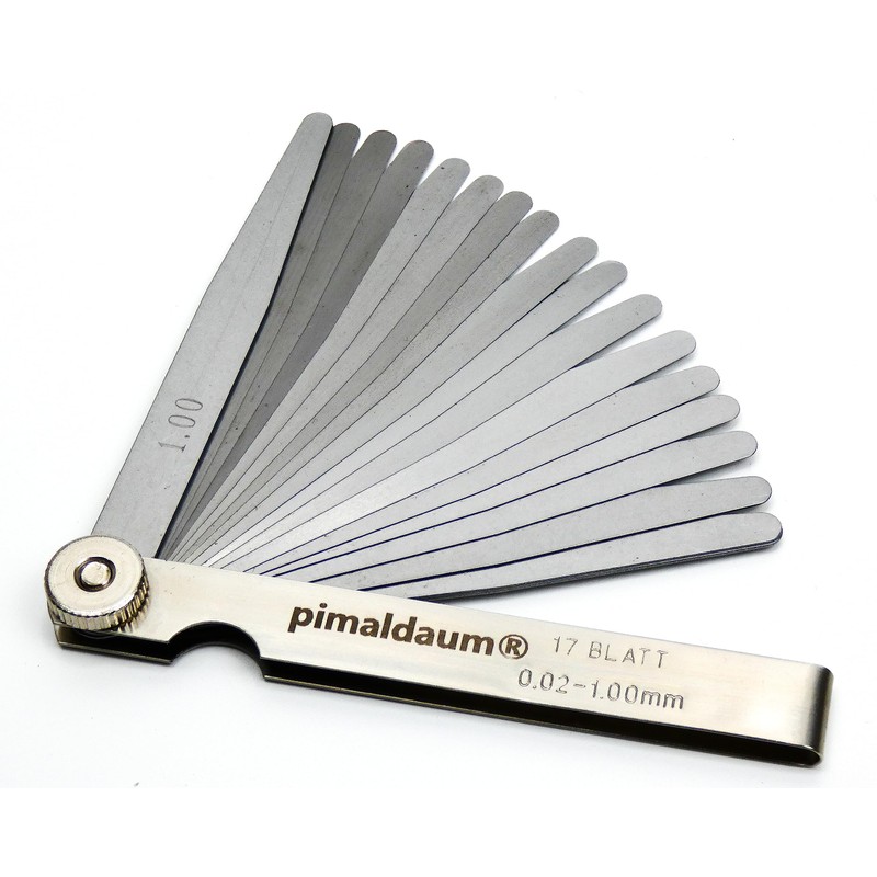 PIMALDAUM® Feeler gauge according to DIN 2275, manganese steel for