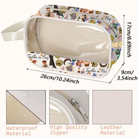 Princess Movie Gift Musical Inspired Zipper Clear Makeup Bag Princess Fans Gift (AnastaEra Cbag EU)