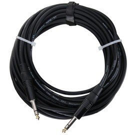 Pronomic Stage INSTS-10 Balanced Shielded 2 Core 6.3mm Stereo Jack Cable ⇒ 6.3mm Stereo Jack Cable 10m Black