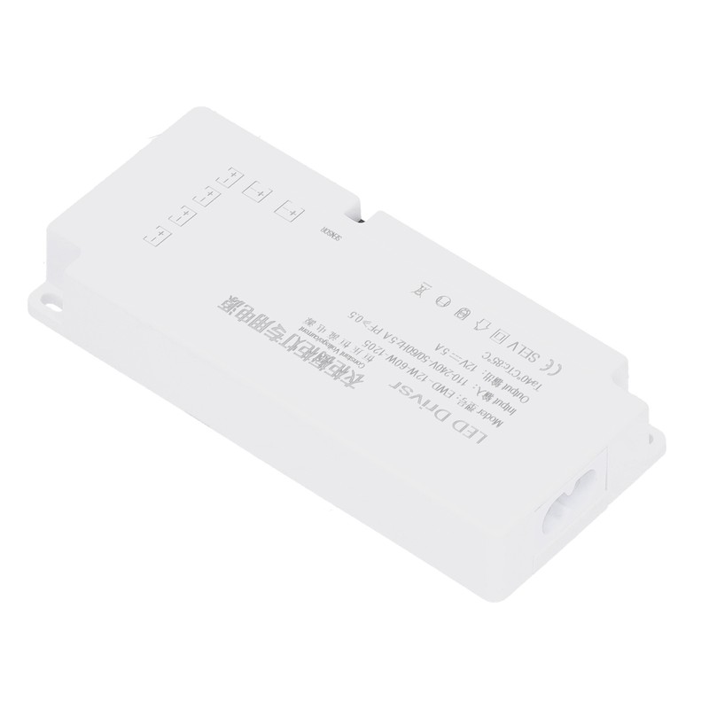 LED Cabinet Light Power Supply Integrated 6‑Bit Jump Wire 12V