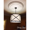 Ekena Millwork CM16OX2-03500 Oxford Ceiling Medallion, 16 7/8"W x 11