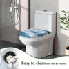 Txsniver Toilet Lid Cover Washable Elastic Edge Stretch Toilet Seat