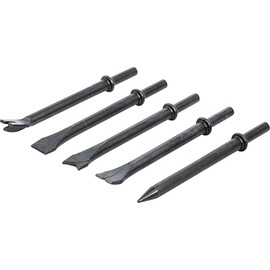 BGS 9182 Compressed Air Hammer Chisel Set 5-Piece
