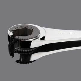 1Pcs 16mm Double Open End Tubing Wrench Chrome Vanadium Steel Ratcheting Fixed Head Flare Nut Wrench Set for Car-Wrench and Hand Tools