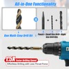 HIGHFIRE 29 Piece HSS Stepped Point Drill Bit Set 1/16"-1/2",