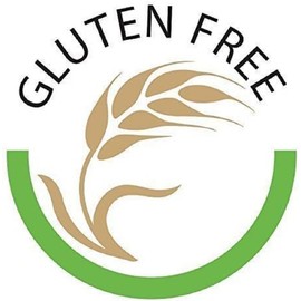 CAA Trading 50 x Small Gluten Free Glossy Waterproof Removable Catering Stickers Labels (2.5cm) 25mm (50 Stickers)