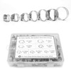 Stainless Steel 60Pcs Adjustable Hose Clamps Plumbing Fuel Line Clamps