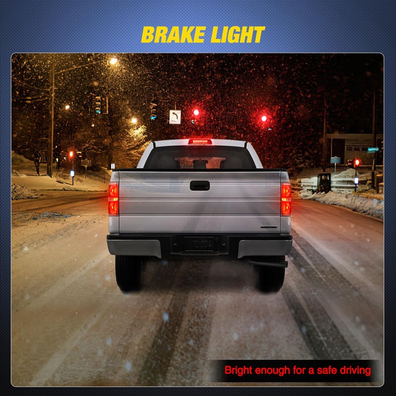Nilight Third Brake Light Tail High Mount 3rd Stop Cargo
