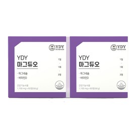 YDY Mag Duo 2-month supply, nutritional supplement for improving facial tremors, magnesium vitamin D renewal, 60 tablets / YDY 마그듀오 2개월분 수전증 안면 떨림 개선 영양제 마그네슘 비타민D 리뉴얼 60정 X 2BOX