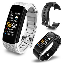 HUYVMAY Fitness Tracker Smartwatch Waterproof Fitness Watch for Women Men Fitness Bracelet with Heart Rate Monitor Pedometer Activity Tracker Watch with Call and Message Notification