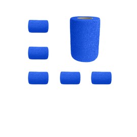 Endure Cohesive Bandage Wrap, Self Adherent Wrap Medical Tape, Adhesive Flexible Breathable First Aid Gauze, Stretchable and Ideal for Athletic Use (2 Inches Width x 5 Yards Length) Pack of 6