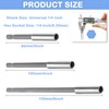 3-Piece Bit Extension Bit Holder Bit Holder Set, 1/4 Inch