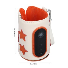 Calentador de Biberones Portátil Bolsa 26 Velocidades Temp Ajustable Universal USB Cubierta del Calentador de Leche para Viajes Camping Hogar Calentador de Biberones para Leche