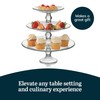 Libbey Selene 3 Tier Serving Stand Set, Elegant, Curvy Style