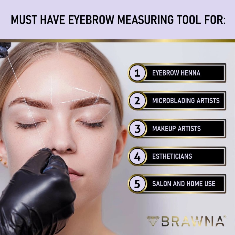 BRAWNA Black and White Mapping Thread - Microblading Supplies -