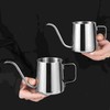 CHFNJJ Stainless Steel Coffee Pot, Gooseneck, Narrow Mouth Drip Kettle,