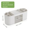 MumdoYAL Desk Organiser with 6 Compartments and 3 Drawers -