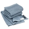 Hiorie Half Face Towels, Set of 3, Approx. 13.4 x