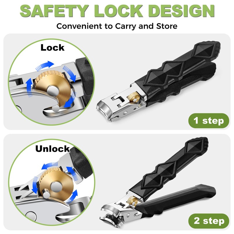 Toenail Clippers for Thick Toenails, Toe Nail Clippers for Thick