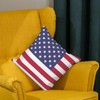 ggaimwf American Flag Cushion Cover USA Flag Cushion America for