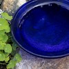 Achla Designs Crackle Glass Bowl, 12-in, Cobalt Blue