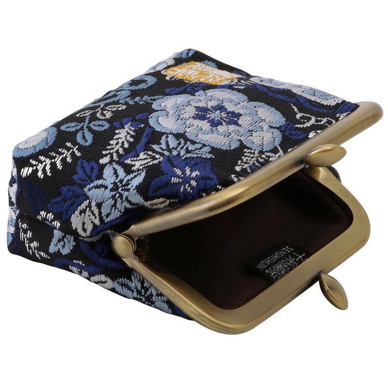 Senitoshuin Nishijin Textile Brocade Wallet/Coin Purse with 2.5 Inch Gusset