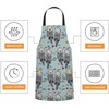 BGBDEIA Sea Otter Love Pattern Kitchen Apron for Women Men,
