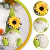 Snowtain Gnome Figures, Pack of 2 Spring Sunflower Gnome, Cute