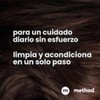 Method- Contiene (3) botellas de 14 onzas de champú acondicionador