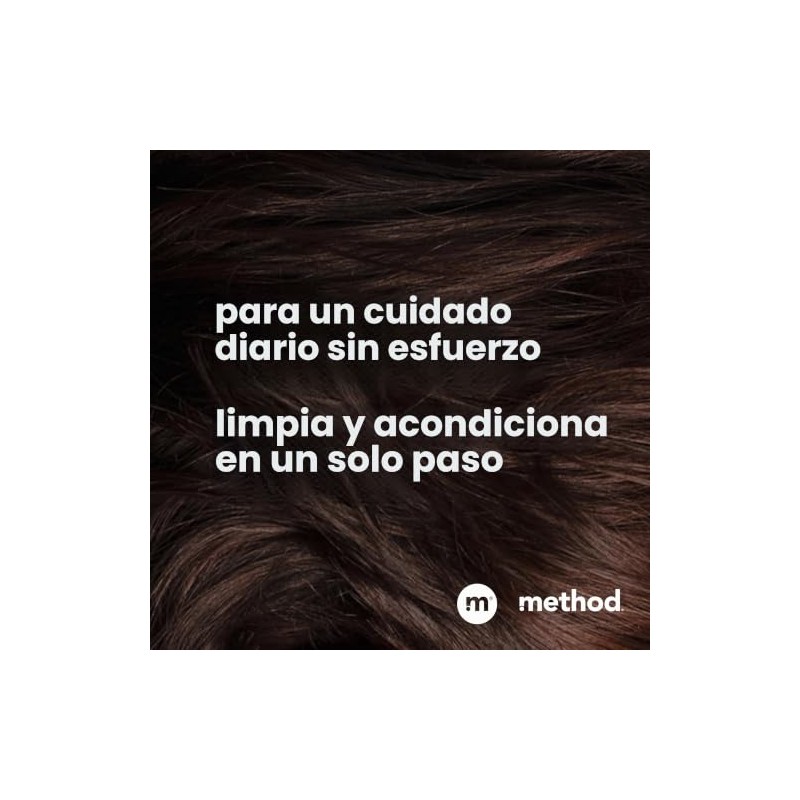 Method- Contiene (3) botellas de 14 onzas de champú acondicionador