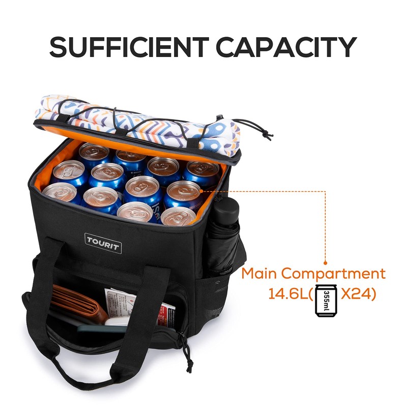 TOURIT Cooler Bag 24/35/46-Can Insulated Soft Cooler Portable Cooler Bag