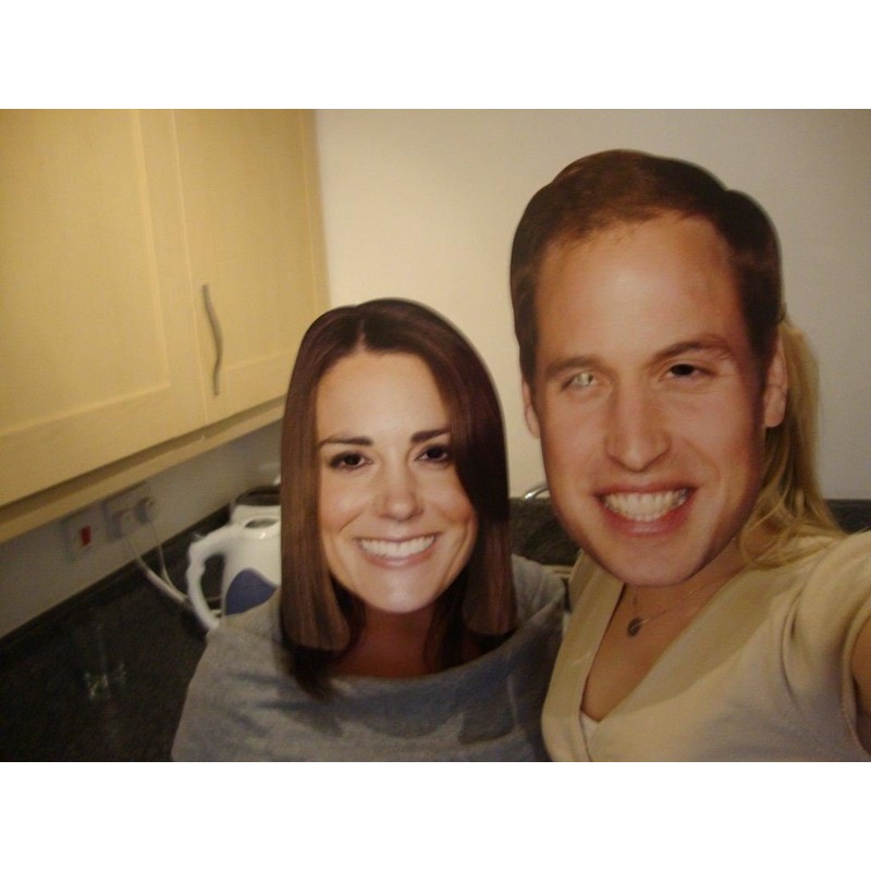 SHATCHI Prince William Face Mask Celebrity Stag Hen Night Party