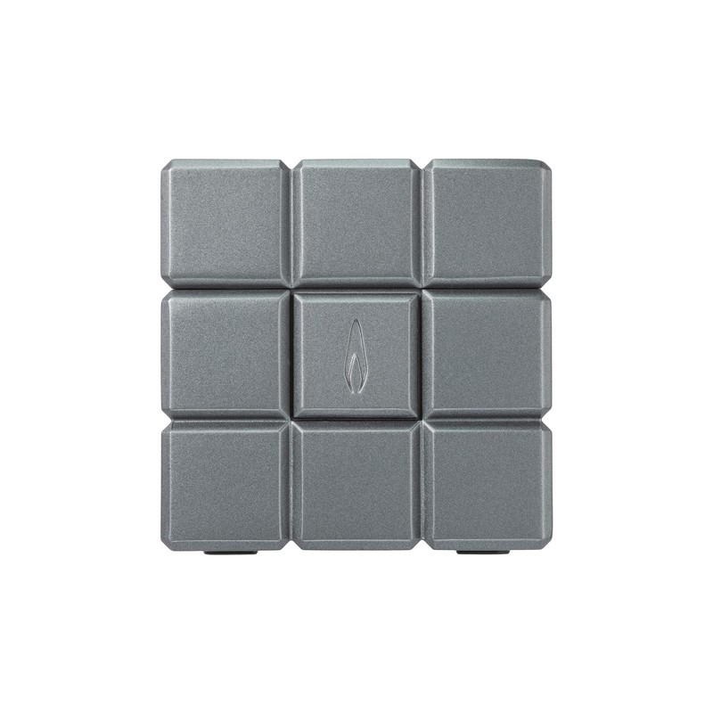 Colibri Heritage Cube Desk Lighter - Charcoal
