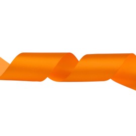 AVANAVA Cinta de satén de doble cara de 5 pulgadas de ancho, 50 yardas (668-Orange Peel)
