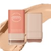 Foundation Stick mit Pinsel, 2in1 Matte Creme Foundation