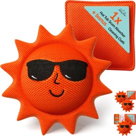 BubbyShine BubbyShine, Hot Tub Scum Absorber for Spa Hot Tub Cleaner - Hot Tub Accessories for Adults, Hot Tub Scum Sponge for Hot Tub Oil Absorbing Sponge for Hot Tub, Hot Tub Sponge Scum Remover, 1 Pack