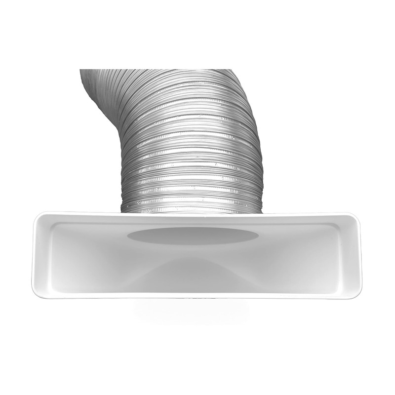 H&C VENT PVC deflection piece for flat duct, 125 mm
