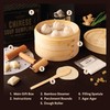 Cooking Gift Set Co. Bamboo Steamer Basket Soup Dumpling Kit