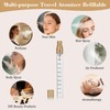 Beomeen 12Pcs 10ML Clear Glass Perfume Travel Refillable Spray Bottles,