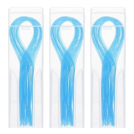 SUPVOX Enhebrador De Hilo Dental 150 Piezas Para Puentes E Implantes Accesorios De Nylon Para Limpieza Interdental En Casa Oficina Y Viajes