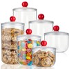 Suclain 6 Pack Candy Jars with Lids Set, 30 &