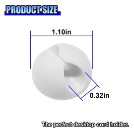 ZIMISI 12PCS Mini Cable Clips, Car Cable Management Clips, Phone Charger Cord Holder, Self-Adhesive Cord Organizer, Wire Management System for Car, Desk, Home, Office (White)